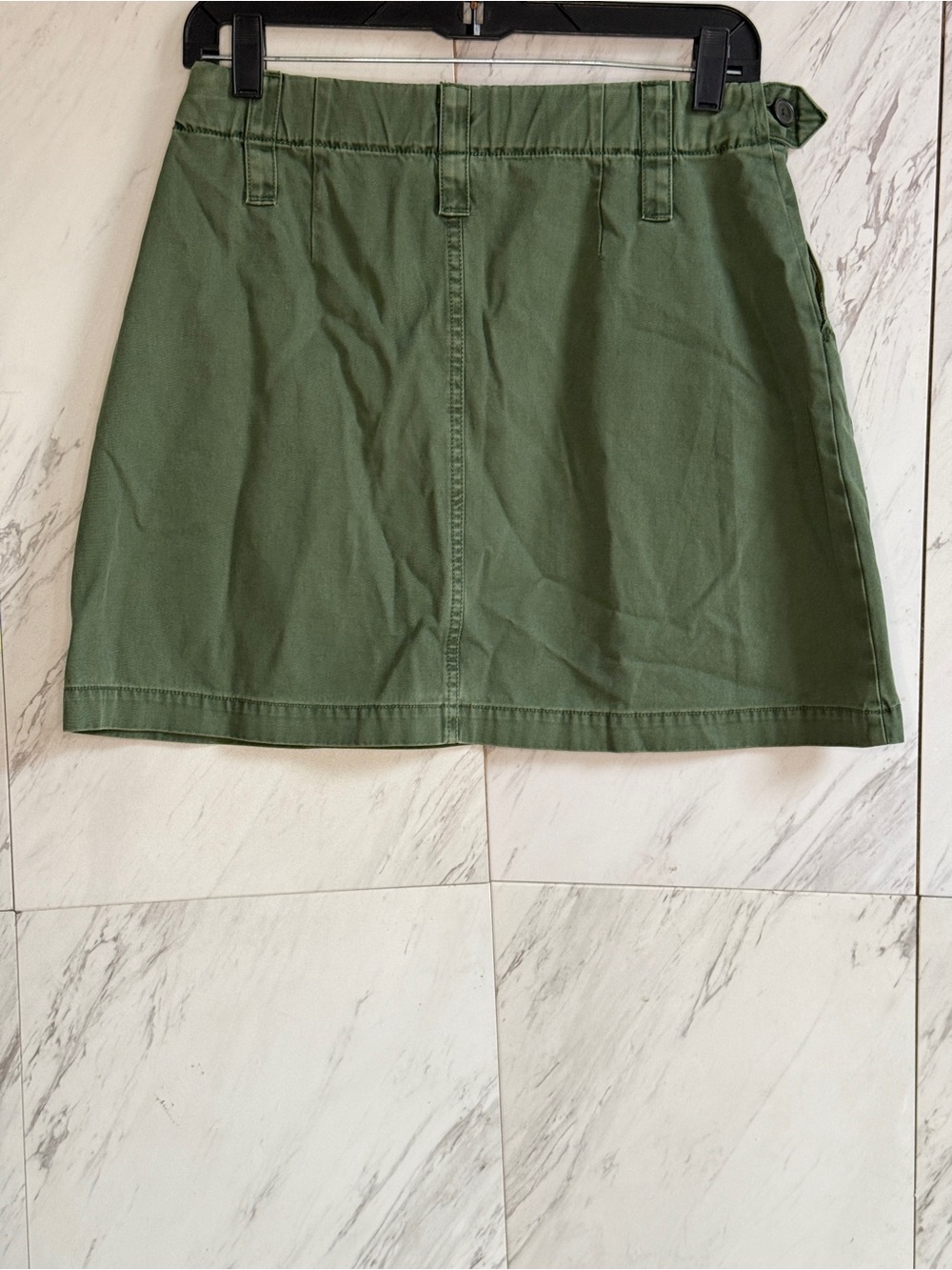 Universal Thread Green Cargo Utility Gorpcore Boho Streetwear Mini Skirt Size 4 - Picture 3 of 5